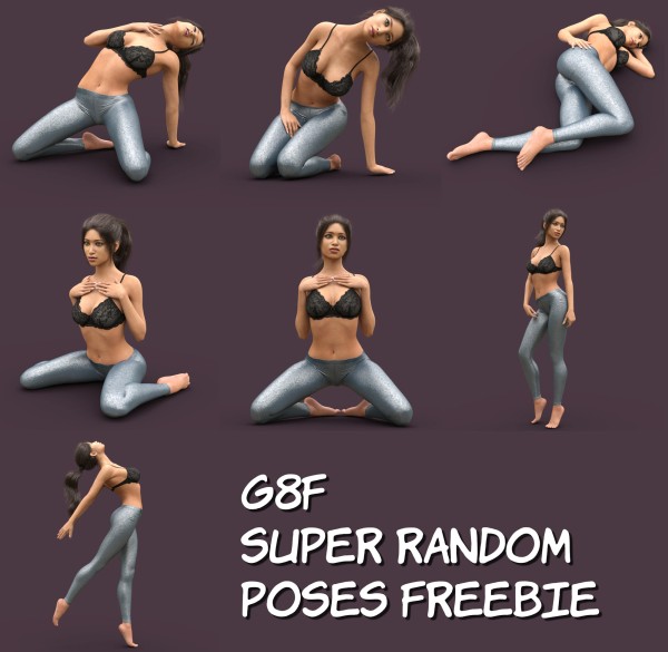 free poses for daz genesis 8 female