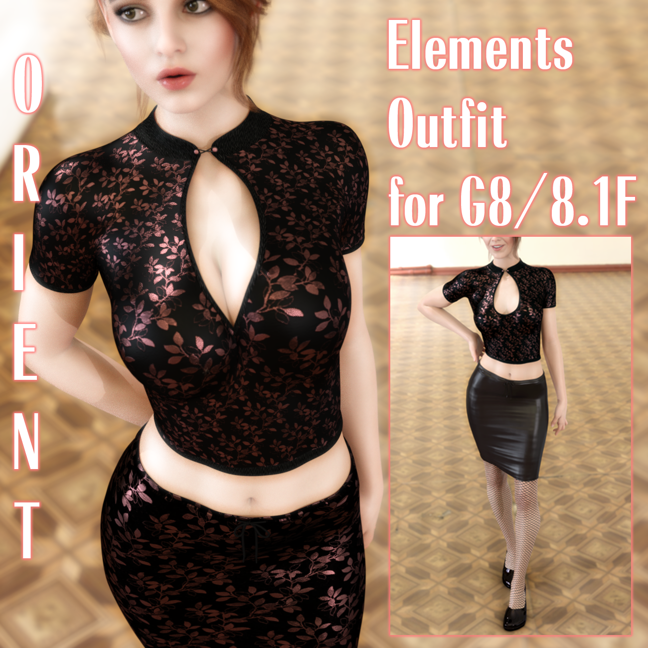 orient elements for daz genesis 8